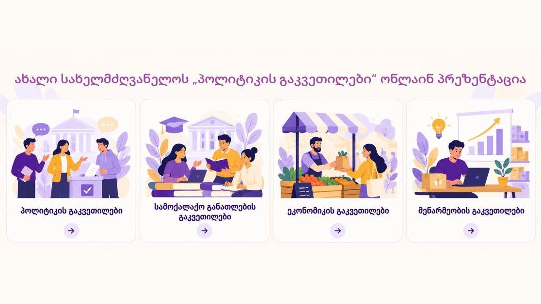 ახალი სახელმძღვანელოს - "პოლიტიკის გაკვეთილები" პრეზენტაცია